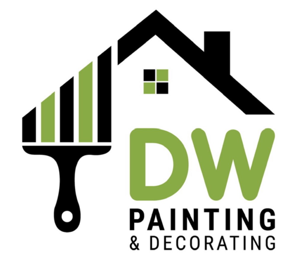 DW Painting and Decorating logo design.